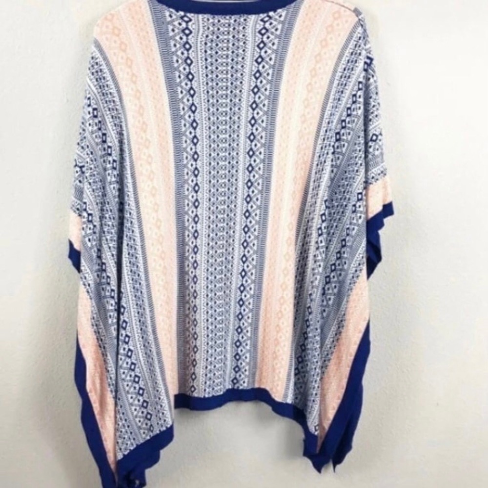 STITCH FIX Skies Are Blue Poncho Cardigan - Picture 3 of 5